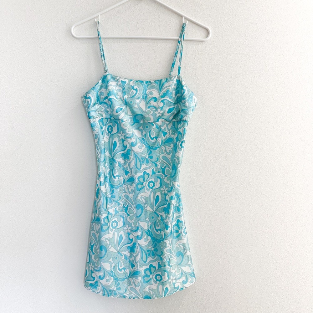 Araminta James Y2K 90s Coquette Cottagecore Print Pucci Paisley Dress XS